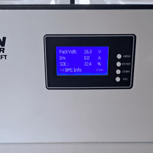 Lifepo4 Akkumulátor 25,6V 200Ah 5KWh