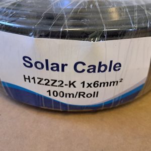 Solar kábel 6mm2 Fekete