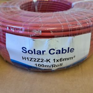 Solar kábel 6mm2 Piros